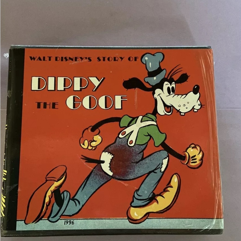 Disney Cartoon Character Book Red and Blue